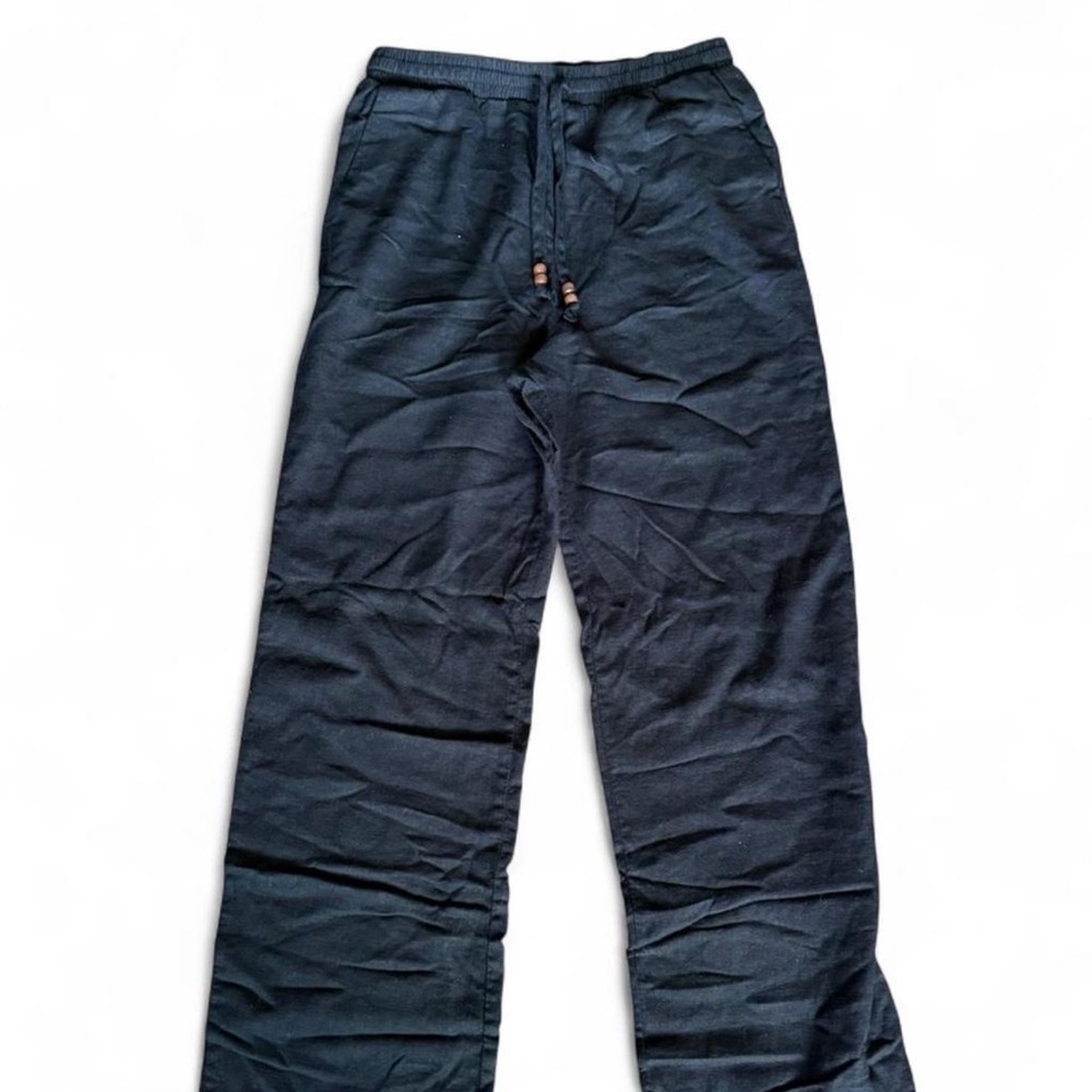 Love Tree Charcoal Textured Pants